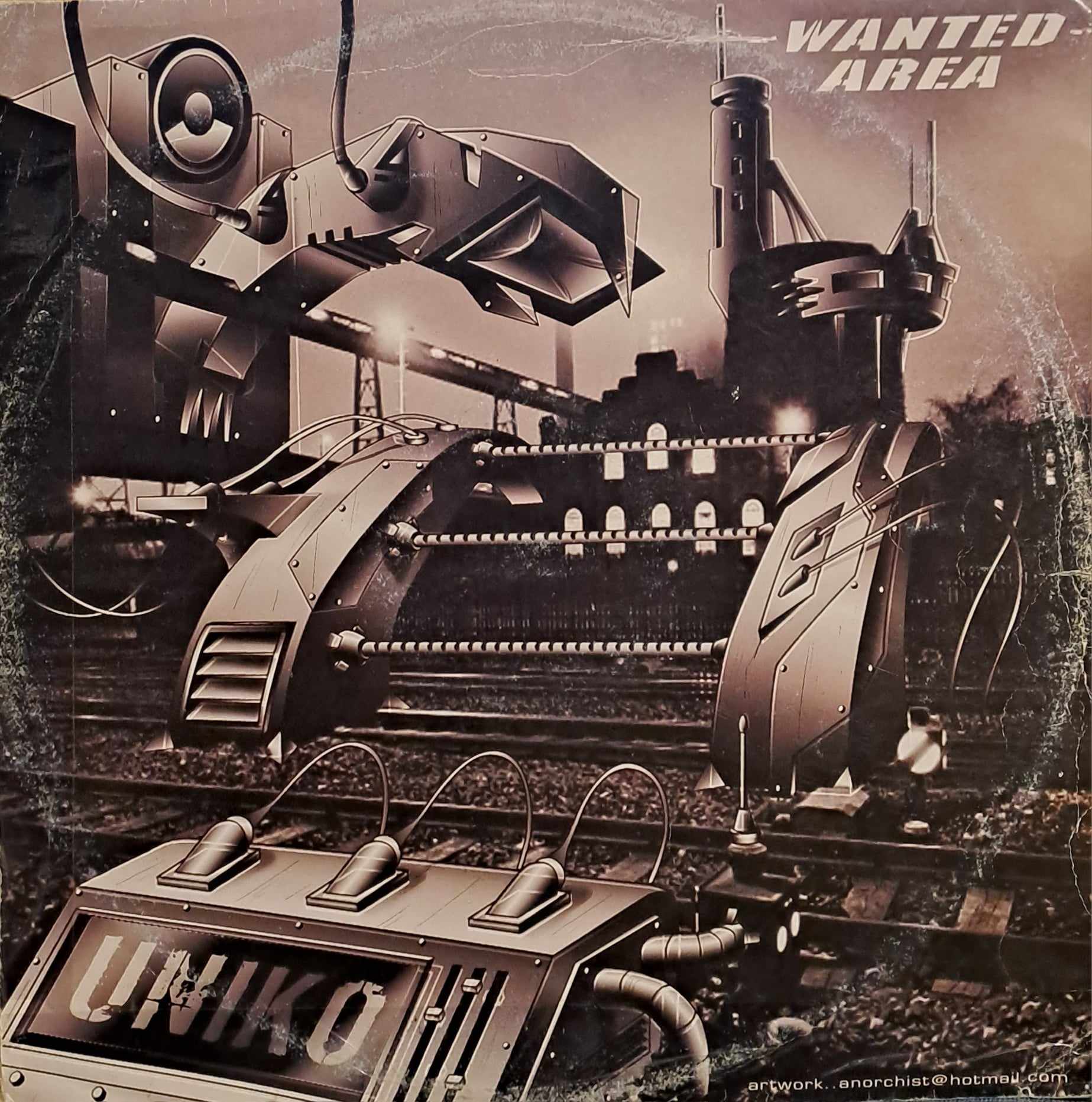 Wanted Area 001 - vinyle freetekno